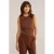 WE Fashion top – bruin