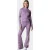 Colourful Rebel Cr Geo Peached Extra Flare Pants Warm Bordeaux