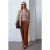 Dames Hoge Taille Brede Pijpen Nepleer Broek