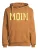 salzhaut Sweatshirt ‘Heff – Moin’  cognac / geel