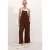 Ontspannen Fit Brede Pantalon Jumpsuit met Vierkante Kraag