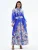 MSN Collection Jurk  blauw