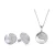 Orphelia Dames 925 Sterling Zilveren Set: Ketting-Pendant + Oorbellen – Zilver SET-5968