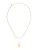 A&C Oslo – Nordic Design Jewellery Ketting ‘Steel – Raw Coll’  goud