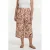 YOEK wide leg regular waist bermuda short donkerrood