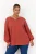 Wasabiconcept top roodbruin broderie
