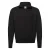 Fruit of the Loom Heren Klassiek 80/20 Rits Hals Sweatshirt (Zwart)