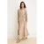 Trendyol Modest Dames Beige Effen Maxi Lang A-lijn Modest Jurken
