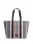 TOMMY HILFIGER Shopper  grijs / lichtrood / zwart