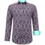 Tony Backer Satijnbloemen print zwart