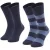 Tommy Hilfiger Sokken met contrastdetail voor heren (Set van 2) (Marineblauw)