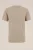 WE Fashion – Heren Slim fit T-shirt met V-hals – Slim Fit – Beige – Katoen –