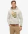 Vintage Travel Hoodie Lichtgrijs