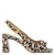 Babouche G-Biba-2 suède sandalettes met panterprint beige/zwart