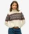 Coltrui met Fairisle-patroon Crème