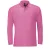 SOLS Heren-Winter II Poloshirt met lange mouwen van Piqué katoen (Flash Roze)