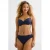 BEACHWAVE omslag bikinibroekje met lurex en textuur donkerblauw