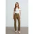 Vrouwen Recht Gesneden Crepe Broek