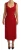 Dolce & Gabbana Dames Rode Sweetheart Mouwloze Midi Stretch Jurk