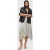 AllSaints Greta Paola Skirt Stone White