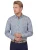 linnen New Zealand casual overhemd normale fit blauw geprint
