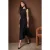 TRENDYOLMİLLA Dames Zwart Effen Midi Mouwloos Casual Skater Jurken