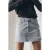 Mikuta The Blue Slit Denim Skirt Blue