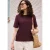 Street One Studio Dames Shirt met gehaakte details op de mouwen in Paars