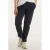 Plus Basics straight fit broek van travelstof donkerblauw