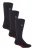 Heat Holders 3 paar pantoffelsokken voor heren met grips – Zwart Rood
