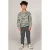 Sturdy oversized sweater met print – groen