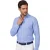 John Miller tailored fit overhemd blauw effen