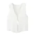 MANGO TEEN mouwloze top fijn gebreid wit