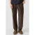 QS regular fit corduroy casual broek – bruin