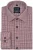 OLYMP Luxor Overhemd 24/Seven Houndstooth Bordeaux