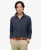Superdry Mannen Vintage Destroy Piqué Overhemd met Lange Mouwen Blauw
