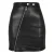 Synthetisch leren rok vrouw Urban Classics Biker