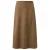 comma suèdelook midi rok – cognac
