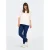 ONLY CARMAKOMA slim fit jeans dark blue denim