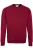 HAKRO 471 Comfort Fit Sweatshirt ronde hals wijnrood, Effen