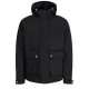 JACK & JONES ESSENTIALS parka jas – zwart