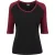 Urban Classics Dames contrast raglan 3/4 mouw top