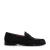 Manfield suède loafers donkerblauw