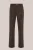 WE Fashion – Heren loose fit pantalon met bandplooi – Loose fit – Bruin –
