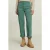 River Woods Green Cotton Pants Applied Pockets