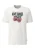 QS Shirt  crème / groen / magenta / zwart