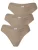 Yenita String ‘ Damen Tanga mit elastischem Logobund ‘  beige