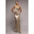 Satin Jurk met Bloedneklijn en Rugbandjes Dames Goddiva
