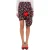 Moschino Allover Hearts & Flowers Ottoman Miniskirt Black