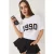 Oversized Geprinte Crew Neck T-shirt